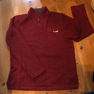 Woolrich red fleece